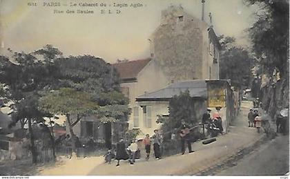 CPA Paris Le Cabaret du "Lapin Agile" rue des Saules