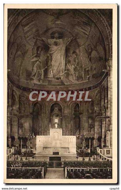 Paris 18 - Sacre Coeur - Interieur - Le Choeur CPA
