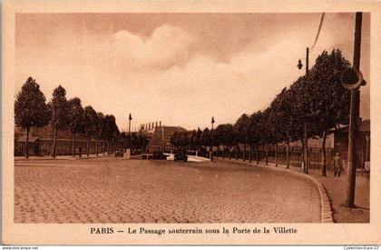 (02/10/25) 75-CPA PARIS - 19ème ARRONDISSEMENT - PORTE DE LA VILLETTE