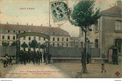 PARIS 20 arrondissement   TOUT PARIS  caserne des Tourelles boulevard mortier