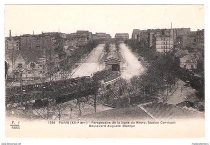 Métro Parisien -  Passage Station Corvisart - boulevard Auguste Blanqui