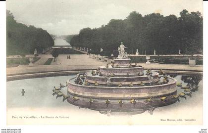 POSTALES  -PARIS  -FRANCIA -ESTANQUE DE LETONE EN ELPARQUE DE VERSAILLES (PARC DE VERSAILLES-BASSIN DE LETONE)