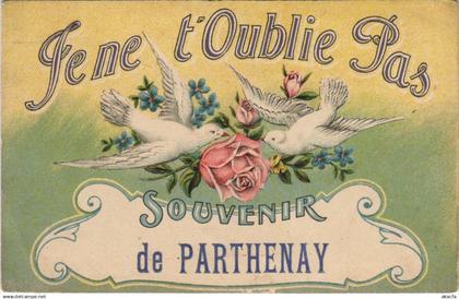 CPA PARTHENAY Jene t'Oublie Pas Souvenir de Parthenay (1140911)