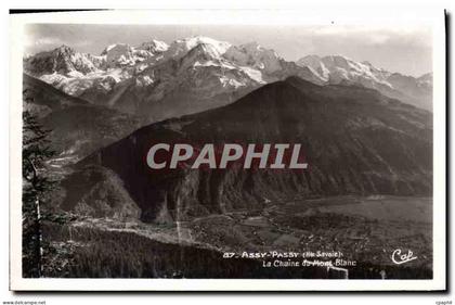 CPA Assy Passy Hte Savoie la Chaine du Mont Blanc