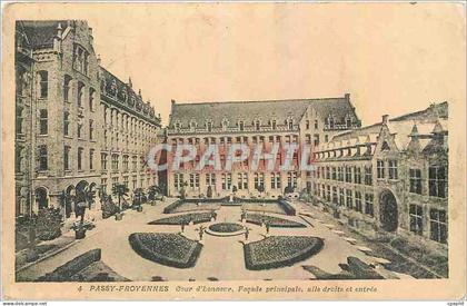 CPA Passy Froyennes Cour d'honneur Facade principale