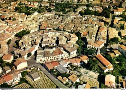 CPM Paulhan Herault vue aerienne du Vieux Village