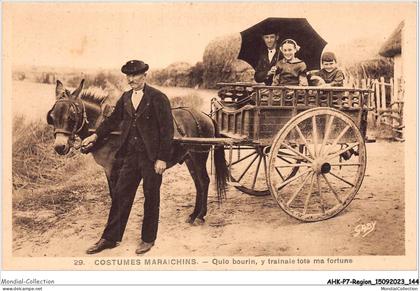 AHKP7-0626 - REGION - PAYS DE LA LOIRE - COSTUME MARAICHINS /B