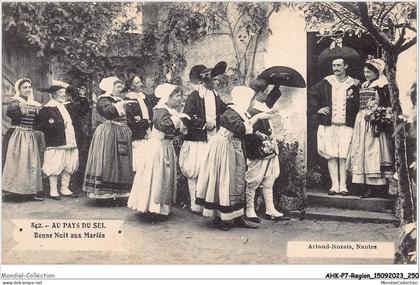 AHKP7-0678 - REGION - PAYS DE LA LOIRE - AU PAYS DU SEL - Bonne nuit aux mariés /B