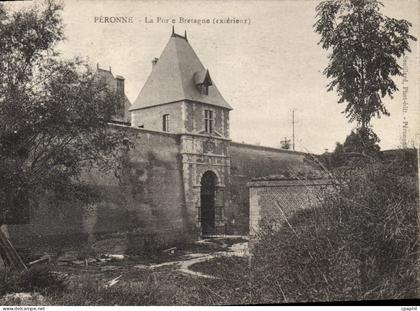 CPA Peronne La Porte Bretagne