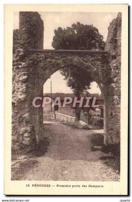 CPA Perouges Premiere porte des Remparts