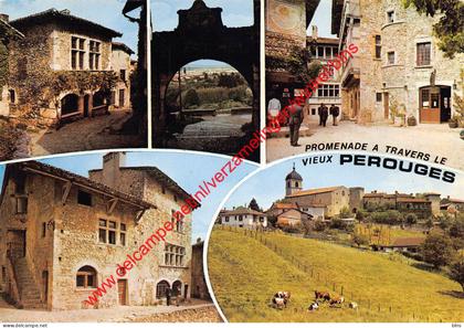 Promenade à travers le vieux Perouges - Pérouges - (1) Ain