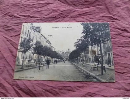 C-4460 , CPA, PEZENAS, Cours Molière