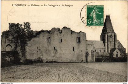 CPA Picquigny la Collegiale et le Donjon (1498178)
