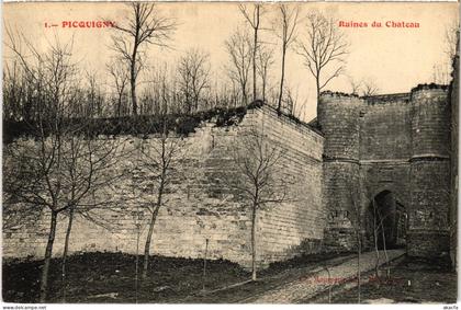 CPA Picquigny Ruines du chateau (1498182)