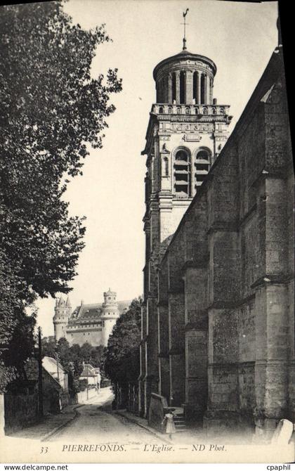 CPA Pierrefonds L'Eglise
