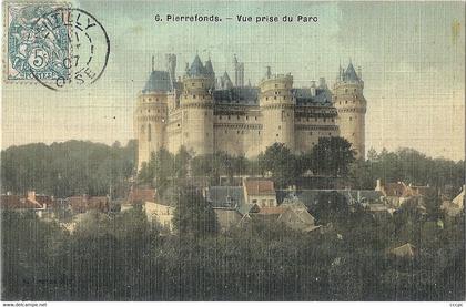 CPA Pierrefonds Vue prise du Parc