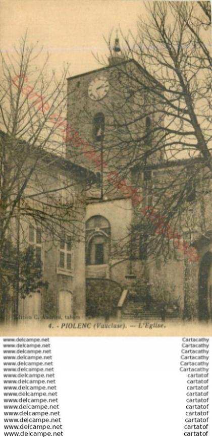 84.  PIOLENC .  L'Eglise .