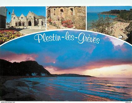 Carte Postale - 22 - Plestin les Greves - Multivues - Flamme Postale de Plestin les Greves - CPM - Voir Scans Recto-Vers