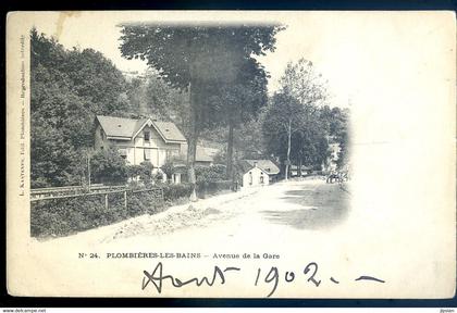 cpa du 88 Plombières les Bains avenue de la Gare  AVR20-64