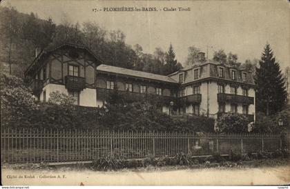 CPA Plombieres Les Bains Chalet Tivoli