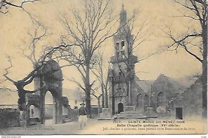 CPA Plomodiern - Sainte-Marie-du-Ménez-Hom - Belle chapelle Gothique