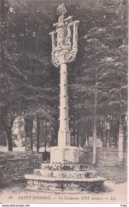 Saint Herbot - le Calvaire (XVIe siècle)