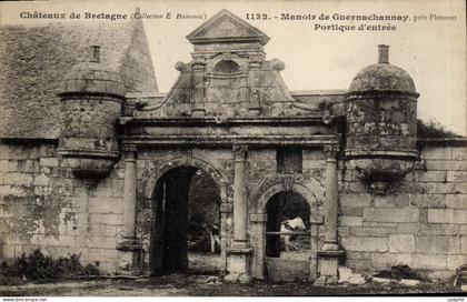 CPA manoir de GUERNACHANNAY près PLOUARET