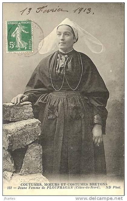 22 - PLOUFRAGAN - CMCB 151 - Jeune Femme de Ploufragan