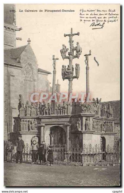 CPA Le Calvaire De Plougastel Daoulas Enfants Botrel