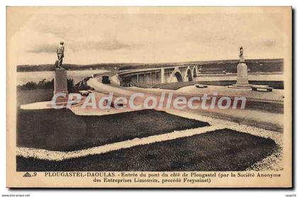 CPA Plougastel Daoulas Entree du Pont du cote de Plougastel