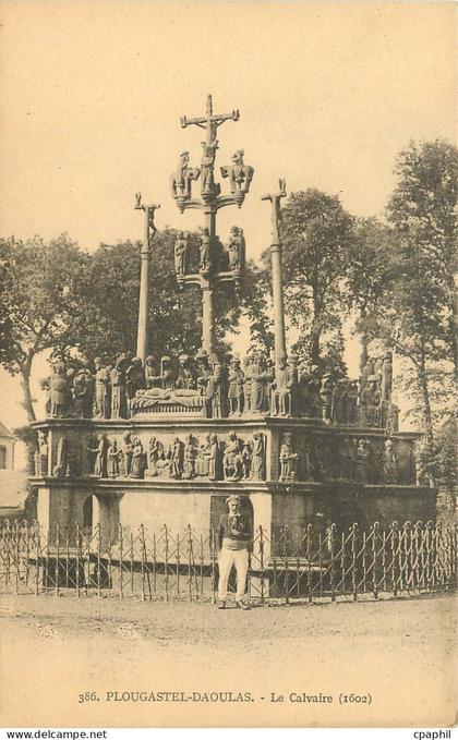 CPA Plougastel Daoulas Le Calvaire