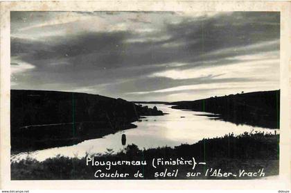 29 - Plouguerneau - Coucher de soleil sur l'Aber-Vrac'h - CPSM format CPA - Oblitération de 1952 - Voir Scans Recto-Vers