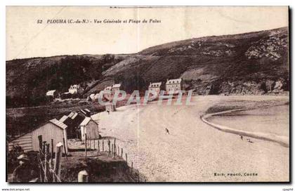 CPA Plouha Vue Generale et Plage du Palus