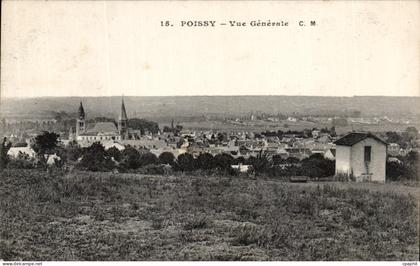 CPA Poissy Vue Generale
