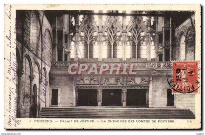 CPA Poitiers Palais de Justice La Cheminee Des Comtes de Poitiers