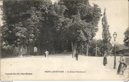 CPA Pont A Mousson Le Grand Boulevard