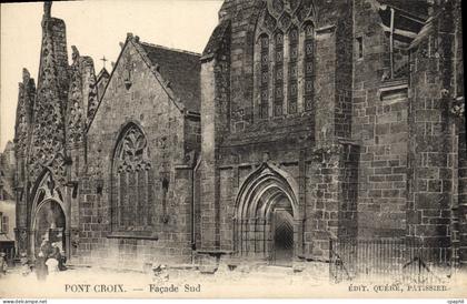 CPA Pont Croix facade sud