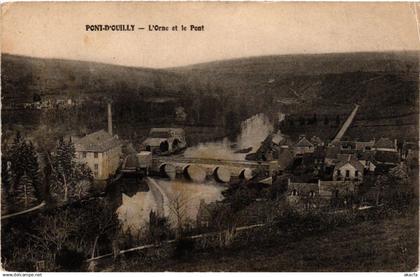 CPA PONT-d'OUILLY - L'Orne et le Pont (475651)
