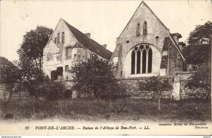 CPA Pont De L'Arche Ruines De I'Abbaye De Bon Port