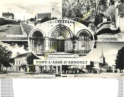 17.  PONT L'ABBE D'ARNOULT .  CP multivues .
