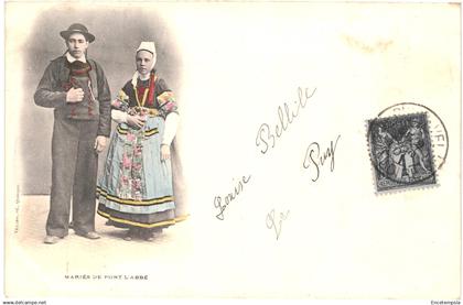 CPA Carte Postale France Pont-l'Abbé  Mariés de Pont-l'Abbé début 1900  VM93072ok