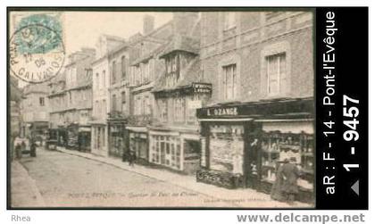 14 Pont-l'Evêque - 19 PONT-L'EVEQUE - Quartier du Pont des Chaînes - librairie - pont des cha /  D14D  K14514K  C14514C