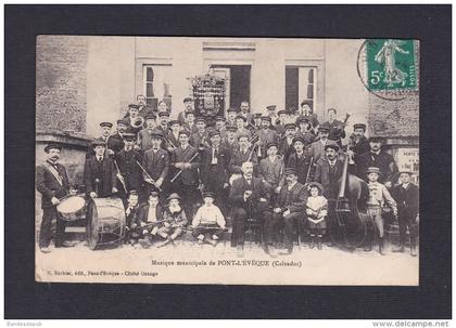 Pont l' Eveque (14) - Musique Municipale de Pont l' Eveque ( animée harmonie Ed. Barbier )