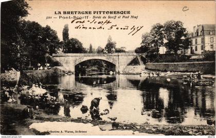 CPA La Bretagne Pittoresque PONT-SCORFF Bords du Scorff et Pont Neuf (431167)