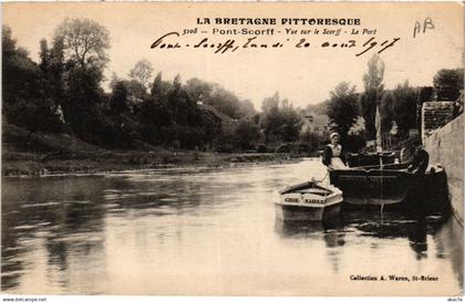 CPA La Bretagne Pittoresque PONT-SCORFF Vue sue le Scorff Le Port (431166)