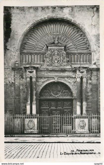 CPA PoNTARLIER-La Capelle des Pannenciades