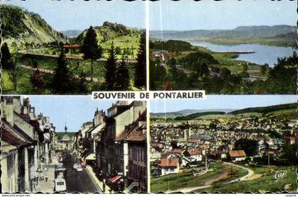 CPA Souvenir De Pontarlier