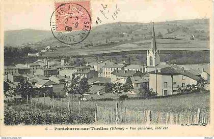 69 - Pontcharra sur Turdine - Vue Générale coté Est - CPA - Voir Scans Recto-Verso
