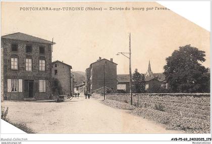 AVBP5-0436-69 - PONTCHARRA-SUR-TURDINE - Entrée du bourg