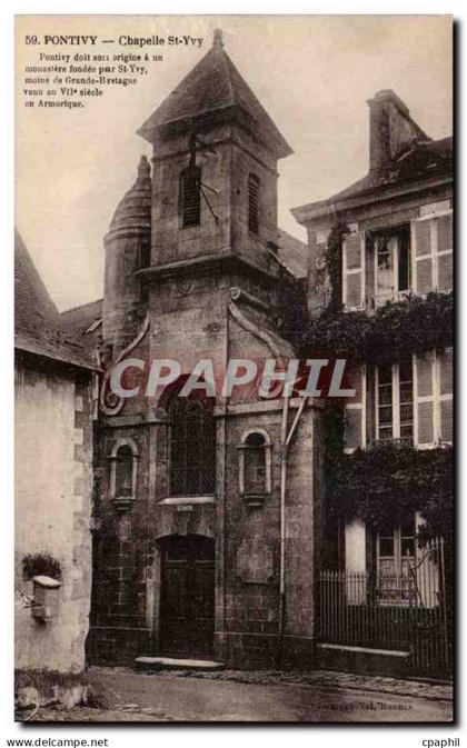 CPA Pontivy Chapelle St Yvy
